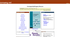 Desktop Screenshot of consang.net